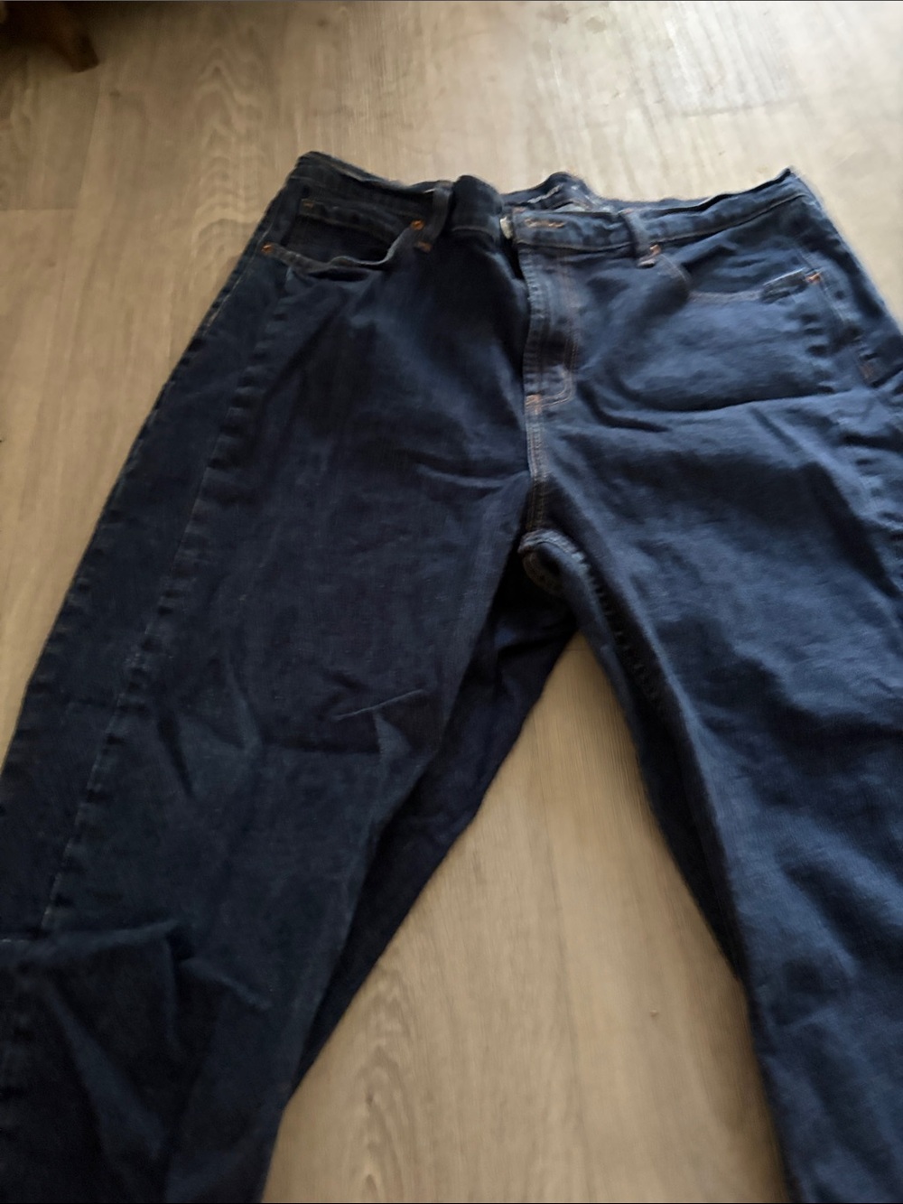 Old Navy High-Rise Womens Dark Blue Denim Jeans